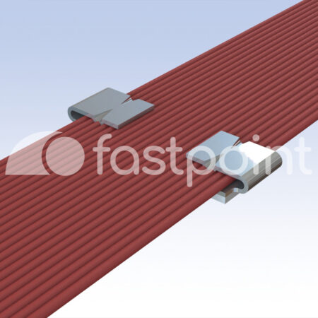 Pasacables adhesivados de aluminio