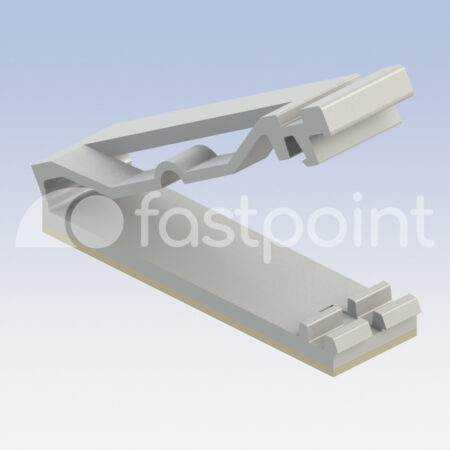 Pasacables adhesivado para cable plano