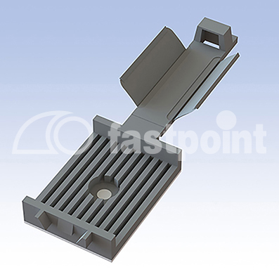 Pasacables adhesivado para cable plano