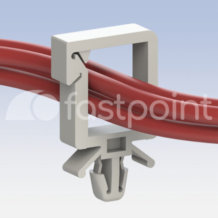 Pasacables de inserción superior con cierre ø 4,8 - 5,0 mm.