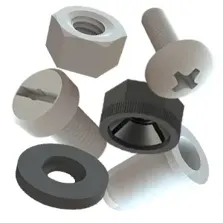 Tornillos, tuercas, arandelas y aislantes de tornillo