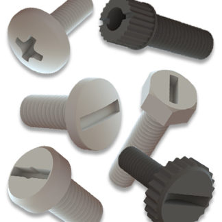 Tornillos plásticos